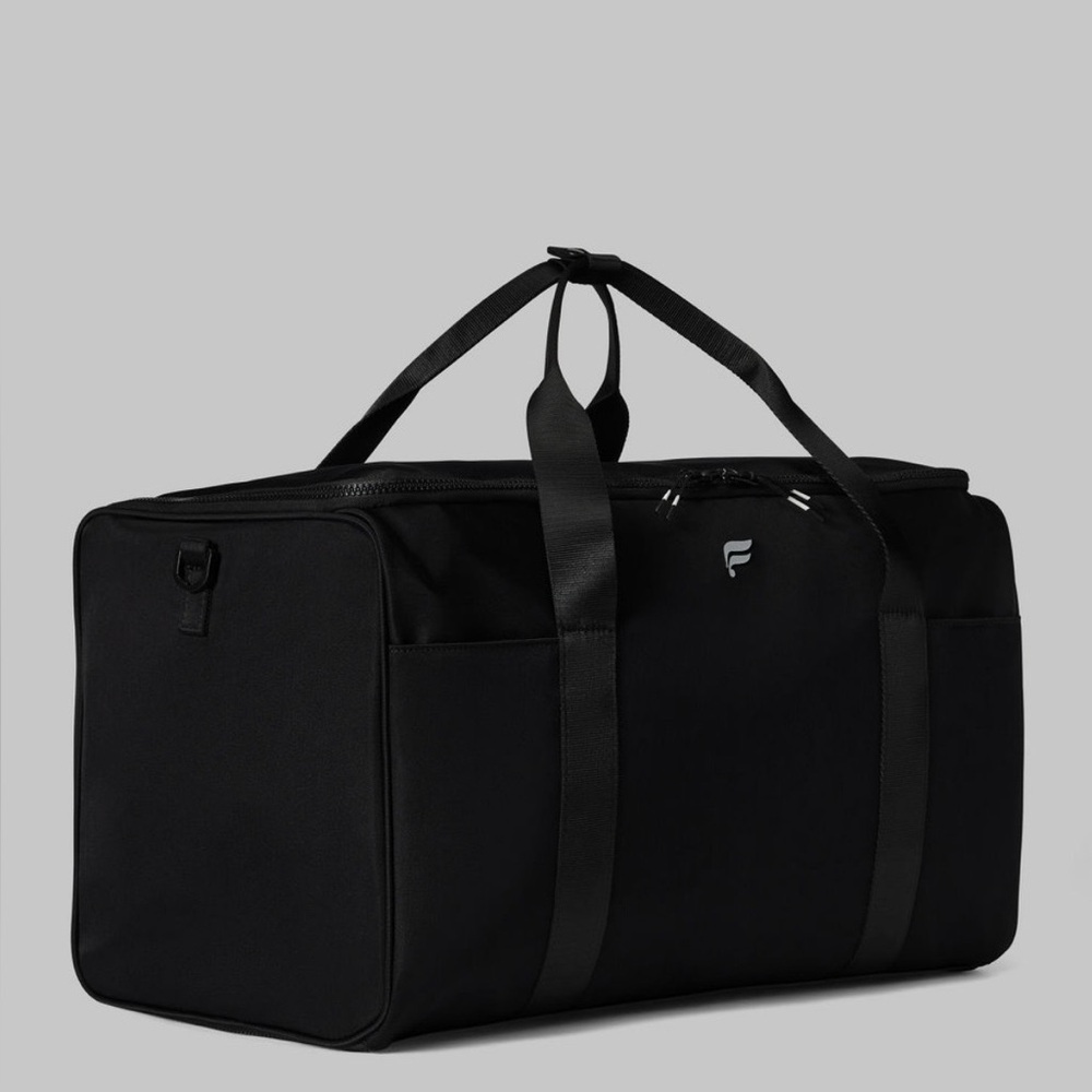 Fabletics Black Duffle Bag with dual handles